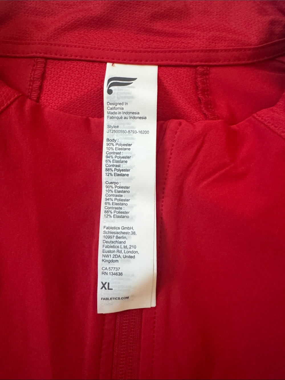 Fabletics O2 Run Jacket - Picture 4 of 5